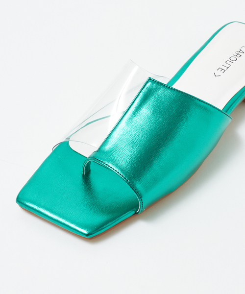 LAROUTE(ラルート)の「【WEB限定】PVCコンビトングサンダル(サンダル・レディース・ネイビー/シルバー/ホワイト/グリーン・36/39/35/37/38)」の9枚目の写真