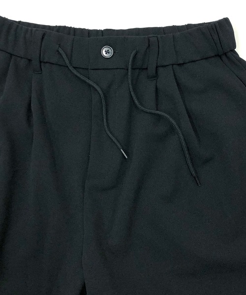 ADMIX/ATELIER SAB MEN（アドミックスアトリエサブメン）の「梨地 ジャージ 7分丈 ストレッチ イージー ルーズ ワイドパンツ（スウェットパンツ・メンズ・ダークブラウン/グレイッシュベージュ/グレイッシュブルー/ブラック・50/48）」の19枚目の写真