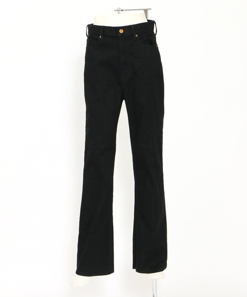AS KNOW AS de base（アズノゥアズドゥバズ）の「ワイドフレアデニムＰＴ（その他パンツ・レディース・ブラック/インディゴブルー・SMALL/MEDIUM）」の15枚目の写真
