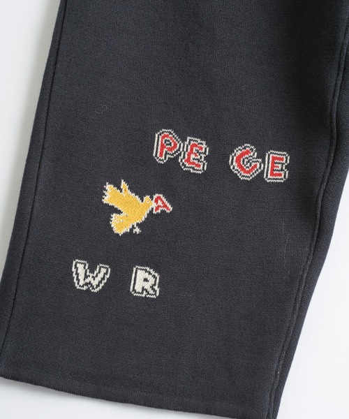 masterkey（マスターキー）の「masterkey マスターキー / GRAFFITI-WIDE 落書きジャガードニットパンツ ワイドパンツ / MK22A-P-13-1（その他パンツ・メンズ・ベージュ/ブラック/カーキ・FREE）」の12枚目の写真