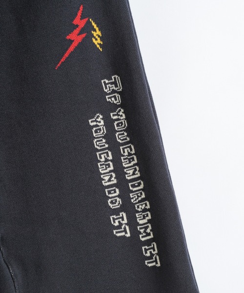 masterkey（マスターキー）の「masterkey マスターキー / GRAFFITI-WIDE 落書きジャガードニットパンツ ワイドパンツ / MK22A-P-13-1（その他パンツ・メンズ・ベージュ/ブラック/カーキ・FREE）」の13枚目の写真