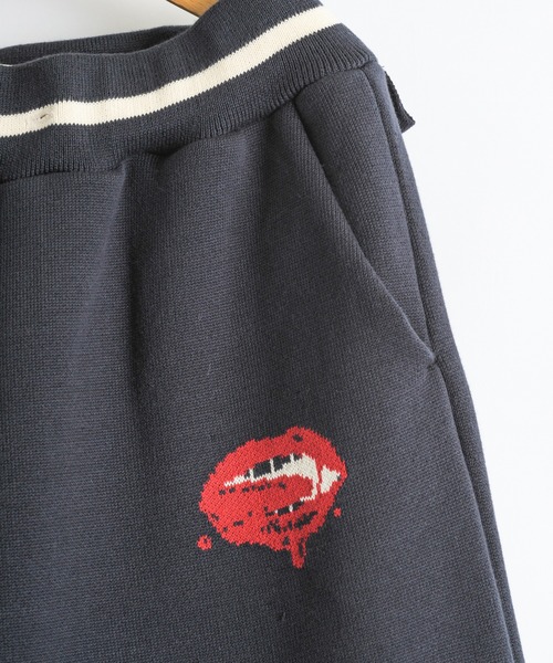 masterkey（マスターキー）の「masterkey マスターキー / GRAFFITI-WIDE 落書きジャガードニットパンツ ワイドパンツ / MK22A-P-13-1（その他パンツ・メンズ・ベージュ/ブラック/カーキ・FREE）」の14枚目の写真