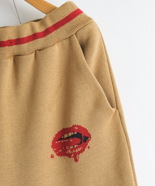 masterkey（マスターキー）の「masterkey マスターキー / GRAFFITI-WIDE 落書きジャガードニットパンツ ワイドパンツ / MK22A-P-13-1（その他パンツ・メンズ・ベージュ/ブラック/カーキ・FREE）」の17枚目の写真