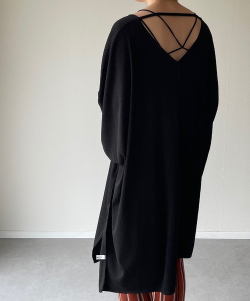 y/m by misato（イムバイミサト）の「リブカフタントップス（Tシャツ/カットソー・レディース・ホワイト/ブラック/ブラウン・FREE）」の15枚目の写真