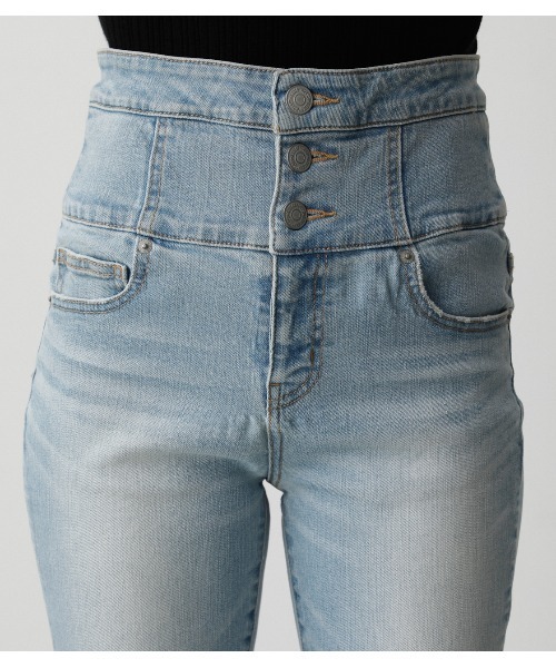 HI-WAISTBUTTONDENIMSKINNYⅡ/ハイウエストボタンデニムスキニーⅡ