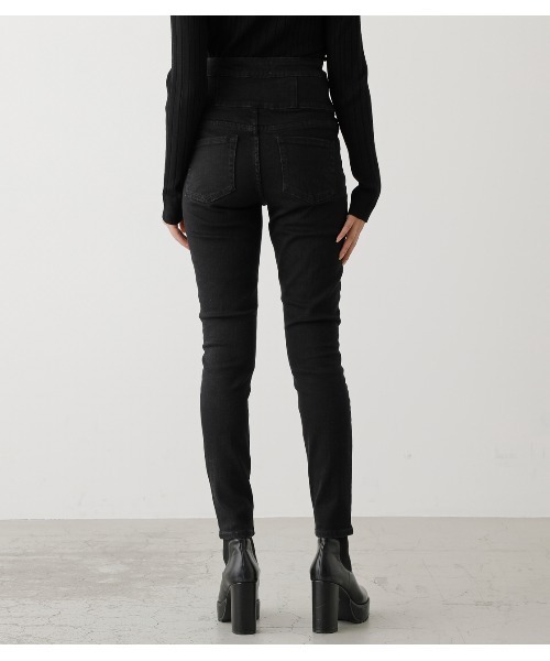 HI-WAISTBUTTONDENIMSKINNYⅡ/ハイウエストボタンデニムスキニーⅡ