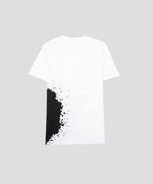 MSGM KIDS(エムエスジーエムキッズ)の「スプラッシュプリントTシャツ(Tシャツ/カットソー・キッズ・ブラック×イエロー/ホワイト×ブラック・6/8/10/12/14/4)」の5枚目の写真