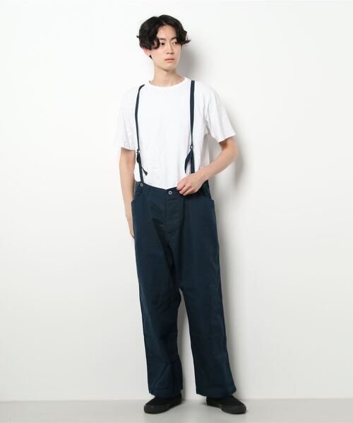 GREEN BOWL(グリーンボウル)の「GREEN BOWL Work Pants With Suspender/グリーンボウル サスペンダー ワーク パンツ(チノパンツ・メンズ・アイボリー/オリーブ/ダークオリーブ/ネイビー/チャコール/ブラック・FREE)」の6枚目の写真
