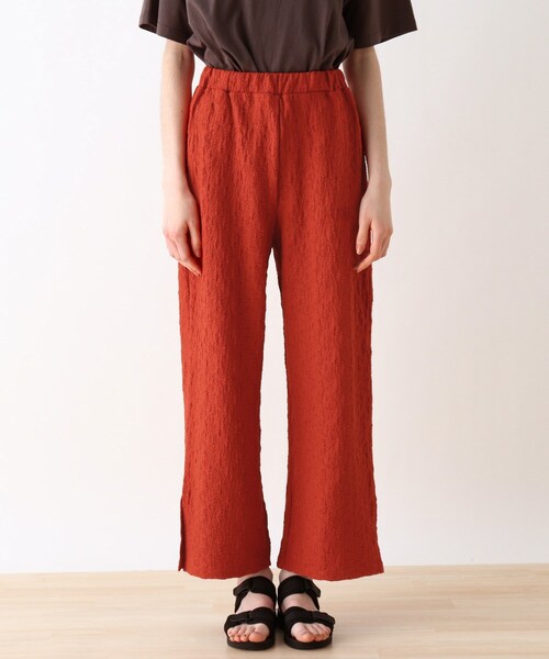 Cutie Blonde(キューティーブロンド)の「◆【S-L】でこぼこストレートパンツ(その他パンツ・レディース・ブラック/ダークオレンジ/ベージュ・01/03/02)」の4枚目の写真