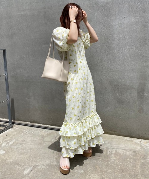 one after another NICE CLAUP（ワンアフターアナザーナイスクラップ）の「ポーチ付ミニトートバッグ（ショルダーバッグ・レディース・イエロー/アイボリー/グレイッシュベージュ・FREE）」の9枚目の写真