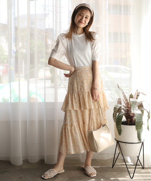 one after another NICE CLAUP（ワンアフターアナザーナイスクラップ）の「ポーチ付ミニトートバッグ（ショルダーバッグ・レディース・イエロー/アイボリー/グレイッシュベージュ・FREE）」の5枚目の写真