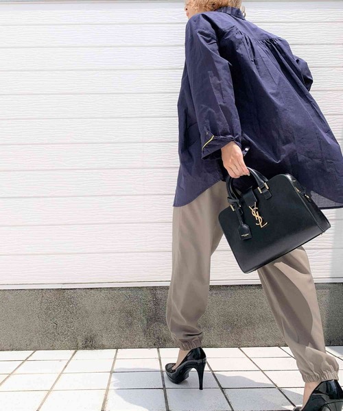 Q(キュー)の「コットンローンスキッパーシャツ(シャツ/ブラウス・レディース・ネイビー/カーキ/ピンク・MEDIUM)」の11枚目の写真