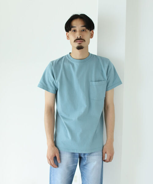 BEAMS（ビームス）の「Goodwear / Short Sleeve Pocket Tee（Tシャツ/カットソー・メンズ・ブラウン系その他2/ブルー系その他2・MEDIUM/X-LARGE/LARGE/SMALL）」の2枚目の写真