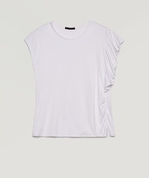 キッズアシンメトリーラッフルTシャツ・カットソー