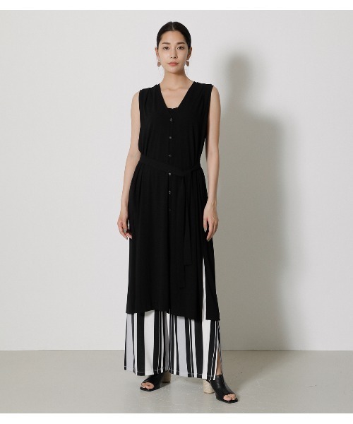 AZUL by moussy(アズールバイマウジー)の「ICE CLEAN GILET/アイスクリーンジレ(ベスト・レディース・ブラック/ダークカーキ/ダークオレンジ・FREE)」の7枚目の写真