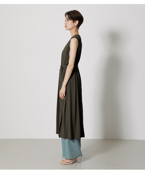 AZUL by moussy(アズールバイマウジー)の「ICE CLEAN GILET/アイスクリーンジレ(ベスト・レディース・ブラック/ダークカーキ/ダークオレンジ・FREE)」の17枚目の写真