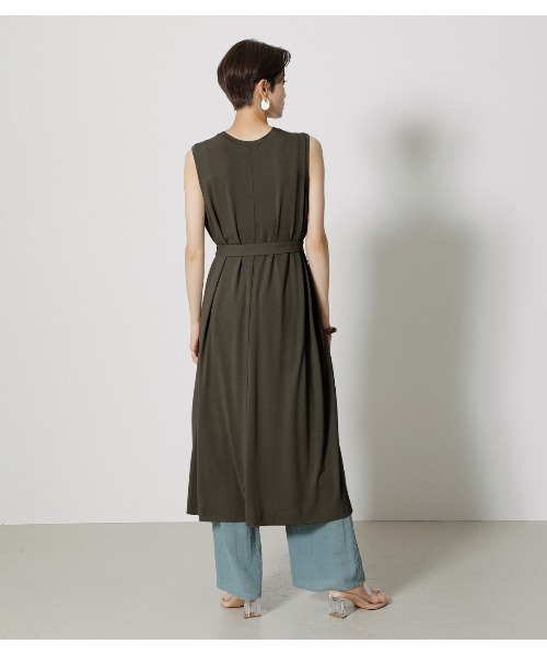 AZUL by moussy(アズールバイマウジー)の「ICE CLEAN GILET/アイスクリーンジレ(ベスト・レディース・ブラック/ダークカーキ/ダークオレンジ・FREE)」の18枚目の写真