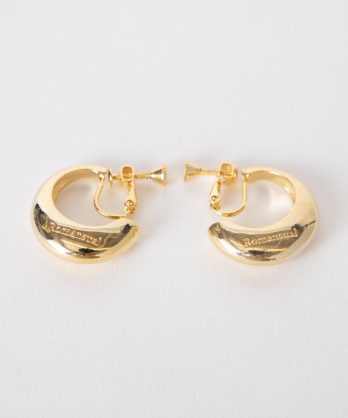 Romansual(ロマンシュアル)の「Romansual/moonイヤリング(イヤリング・レディース・ゴールド・FREE)」の5枚目の写真