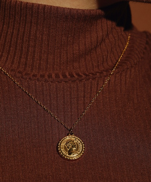 CENE（セネ）の「【CENE】セネ/ エリザベスコインネックレス（ネックレス・レディース・ゴールド/シルバー・FREE）」の5枚目の写真