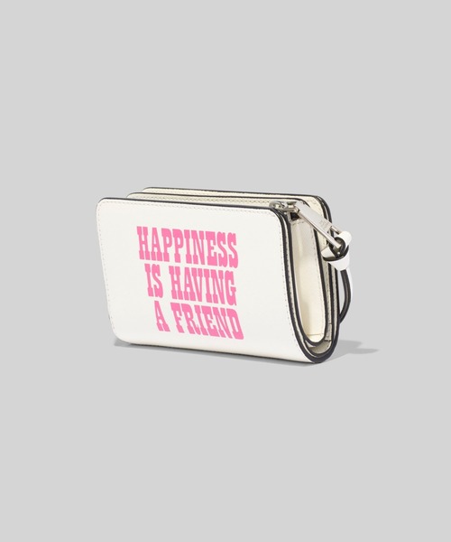 MARC JACOBS（マークジェイコブス）の「PEANUTS X MARC JACOBS THE SNAPSHOT SNOOPY COMPACT WALLET/ピーナッツ X マーク ジェイコブス ザ スナップショット スヌーピー コンパクト ウォレット 二つ折り財布（財布・レディース・ホワイト系その他・ONE SIZE）」の3枚目の写真