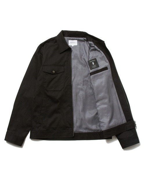 MSML(エムエスエムエル)の「VENTILE OVERSIZED WORK JACKET(ミリタリージャケット・メンズ・ブラック/ネイビー・L/XL/M/L)」の6枚目の写真