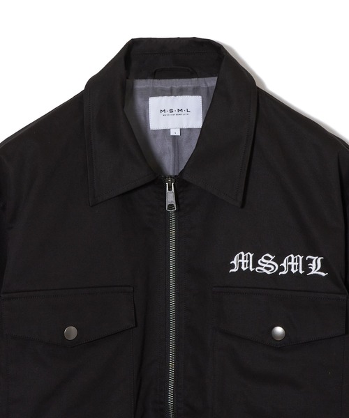 MSML(エムエスエムエル)の「VENTILE OVERSIZED WORK JACKET(ミリタリージャケット・メンズ・ブラック/ネイビー・L/XL/M/L)」の7枚目の写真