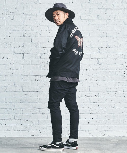 MSML(エムエスエムエル)の「VENTILE OVERSIZED WORK JACKET(ミリタリージャケット・メンズ・ブラック/ネイビー・L/XL/M/L)」の11枚目の写真
