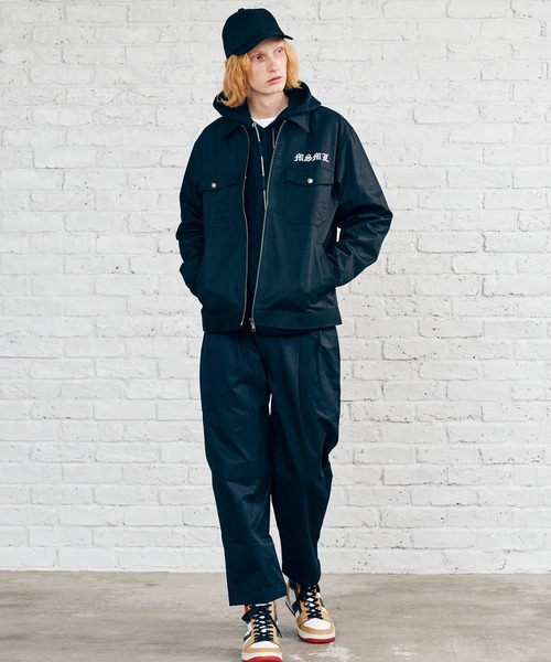 MSML(エムエスエムエル)の「VENTILE OVERSIZED WORK JACKET(ミリタリージャケット・メンズ・ブラック/ネイビー・L/XL/M/L)」の13枚目の写真