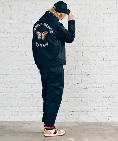 MSML(エムエスエムエル)の「VENTILE OVERSIZED WORK JACKET(ミリタリージャケット・メンズ・ブラック/ネイビー・L/XL/M/L)」の16枚目の写真