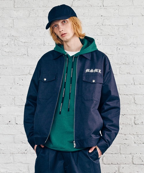 MSML(エムエスエムエル)の「VENTILE OVERSIZED WORK JACKET(ミリタリージャケット・メンズ・ブラック/ネイビー・L/XL/M/L)」の22枚目の写真
