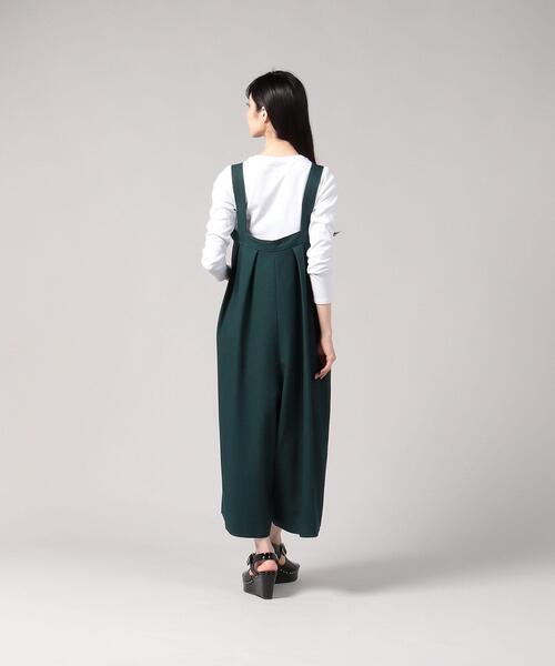 To b. by agnes b.（トゥービーバイアニエスベー）の「WR59 COMBINAISON コンビネゾン（サロペット/オーバーオール・レディース・グリーン・40/38/36）」の4枚目の写真