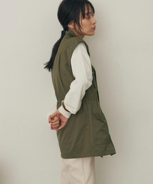 Auntie Rosa Holiday(アンティローザホリデー)の「ミリタリージレ(ベスト・レディース・ブラック/カーキ・FREE)」の7枚目の写真