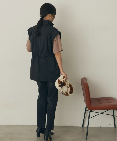 Auntie Rosa Holiday(アンティローザホリデー)の「ミリタリージレ(ベスト・レディース・ブラック/カーキ・FREE)」の20枚目の写真