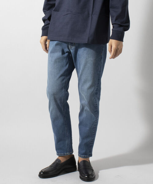 NOLLEY'S goodman（ノーリーズグッドマン）の「テーパード デニム イージーパンツ（デニムパンツ・メンズ・インディゴブルー/ブルー系その他・SMALL/MEDIUM/LARGE/X-LARGE）」の17枚目の写真