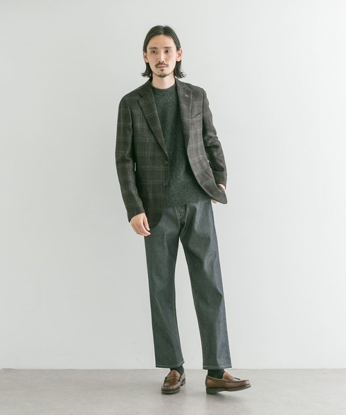 URBAN RESEARCH（アーバンリサーチ）の「URBAN RESEARCH Tailor　di Prayチェックジャケット（スーツジャケット・メンズ・ブラウン/ネイビー・44/48/46）」の7枚目の写真