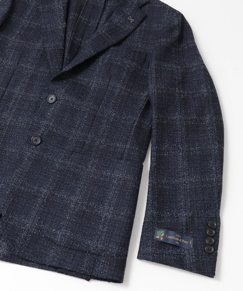 URBAN RESEARCH（アーバンリサーチ）の「URBAN RESEARCH Tailor　di Prayチェックジャケット（スーツジャケット・メンズ・ブラウン/ネイビー・44/48/46）」の11枚目の写真