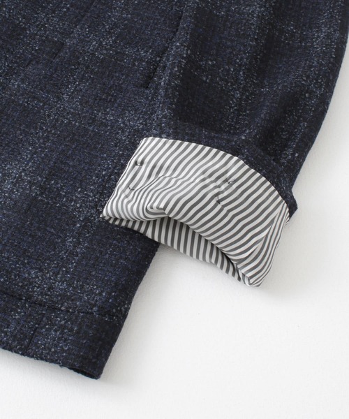 URBAN RESEARCH（アーバンリサーチ）の「URBAN RESEARCH Tailor　di Prayチェックジャケット（スーツジャケット・メンズ・ブラウン/ネイビー・44/48/46）」の10枚目の写真