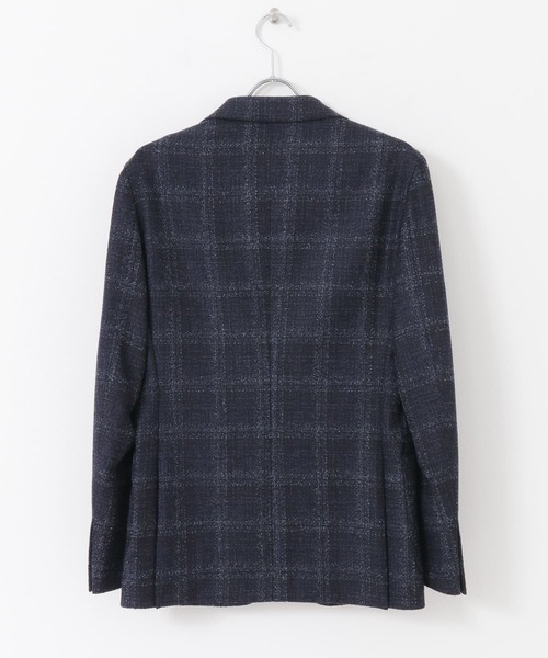 URBAN RESEARCH（アーバンリサーチ）の「URBAN RESEARCH Tailor　di Prayチェックジャケット（スーツジャケット・メンズ・ブラウン/ネイビー・44/48/46）」の13枚目の写真
