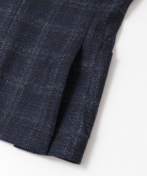 URBAN RESEARCH（アーバンリサーチ）の「URBAN RESEARCH Tailor　di Prayチェックジャケット（スーツジャケット・メンズ・ブラウン/ネイビー・44/48/46）」の15枚目の写真