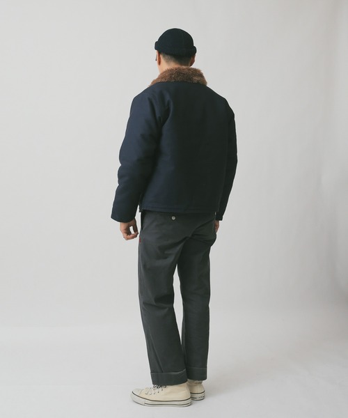 WAIPER.inc（ワイパーインク）の「新品 米海軍 U.S.NAVY N-1デッキジャケット（ミリタリージャケット・メンズ・ネイビー/ベージュ/ベージュ系その他/ブルー系その他・42/38/40/36/44）」の21枚目の写真