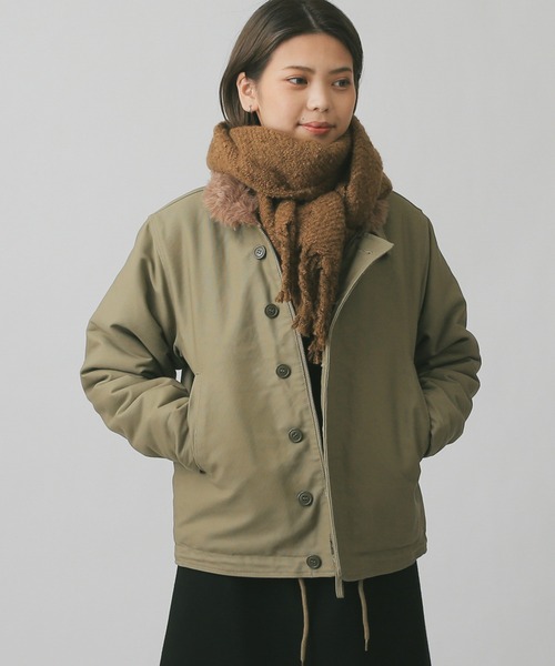 WAIPER.inc（ワイパーインク）の「新品 米海軍 U.S.NAVY N-1デッキジャケット（ミリタリージャケット・メンズ・ネイビー/ベージュ/ベージュ系その他/ブルー系その他・42/38/40/36/44）」の6枚目の写真