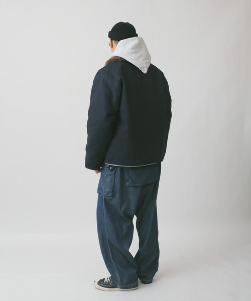 WAIPER.inc（ワイパーインク）の「新品 米海軍 U.S.NAVY N-1デッキジャケット（ミリタリージャケット・メンズ・ネイビー/ベージュ/ベージュ系その他/ブルー系その他・42/38/40/36/44）」の13枚目の写真