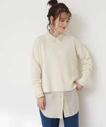 N.（N. Natural Beauty Basic） | ◆デンスホワイトニット(ニット/セーター)