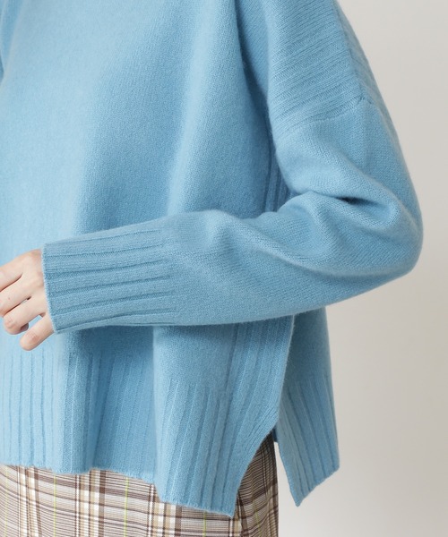 N.（N. Natural Beauty Basic）（エヌエヌナチュラルビューティーベーシック）の「◆デンスホワイトニット（ニット/セーター・レディース・ブルー/ベージュ/ホワイト/イエロー・MEDIUM）」の16枚目の写真