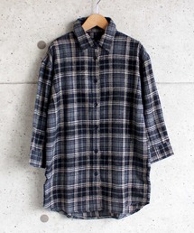 THE CASUAL | ビッグシルエットネルワンピ ネルシャツ キッズ(シャツ/ブラウス)