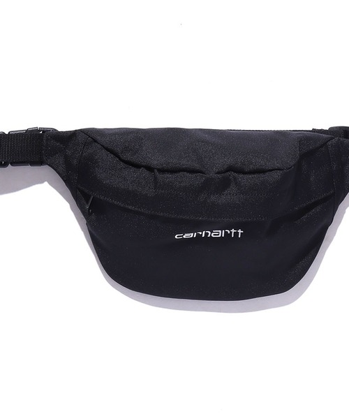 Carhartt WIP(カーハートダブリューアイピー)の「Carhartt WIP/カーハートダブリューアイピー Payton Hip Bag ウエストバッグ/ ボディバッグ ロゴ刺繍(ボディバッグ/ウエストポーチ・メンズ・ブラック/グリーン系カモフラージュ・FREE)」の7枚目の写真