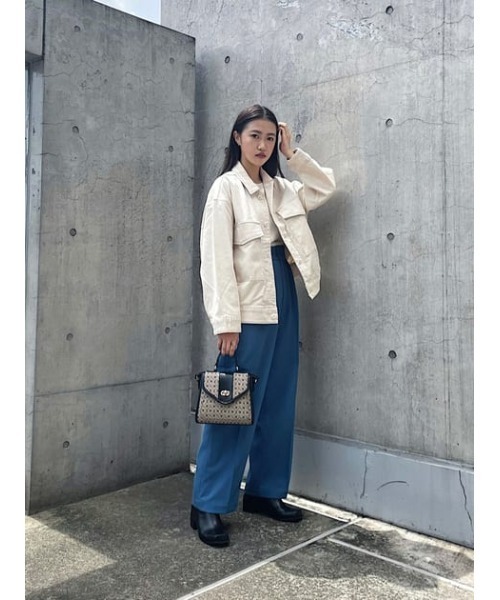 M_(エムアンダーバー)の「【M_】OGC OVERSIZED ジャケット(デニムジャケット・レディース・ブラック/アイボリー・FREE)」の21枚目の写真