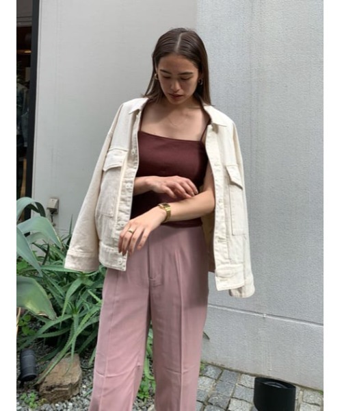 M_(エムアンダーバー)の「【M_】OGC OVERSIZED ジャケット(デニムジャケット・レディース・ブラック/アイボリー・FREE)」の18枚目の写真