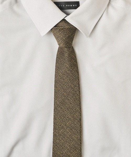 TETE HOMME(テットオム)の「三者混シリーズ シルクネクタイ(ネクタイ・メンズ・グレー系/グレー系1/グレー系2/グレー系3/ブラウン系/ブラウン系1/ブラウン系2/ブラウン系3/ネイビー系/ネイビー系1/ネイビー系2/ネイビー系3/グレー系5/ネイビー系4/ネイビー系5/ネイビー系6/グリーン系3/ネイビー系7/グレー系6/グリーン系2/ネイビー系8/グレー系4/グリーン系1・FREE)」の15枚目の写真