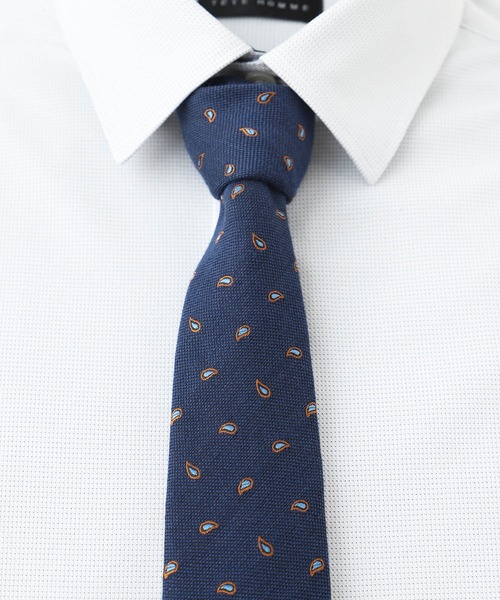 TETE HOMME(テットオム)の「三者混シリーズ シルクネクタイ(ネクタイ・メンズ・グレー系/グレー系1/グレー系2/グレー系3/ブラウン系/ブラウン系1/ブラウン系2/ブラウン系3/ネイビー系/ネイビー系1/ネイビー系2/ネイビー系3/グレー系5/ネイビー系4/ネイビー系5/ネイビー系6/グリーン系3/ネイビー系7/グレー系6/グリーン系2/ネイビー系8/グレー系4/グリーン系1・FREE)」の18枚目の写真